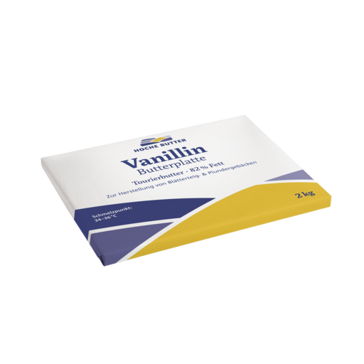 Vanillin-Butterplatte 5 x 2 kg